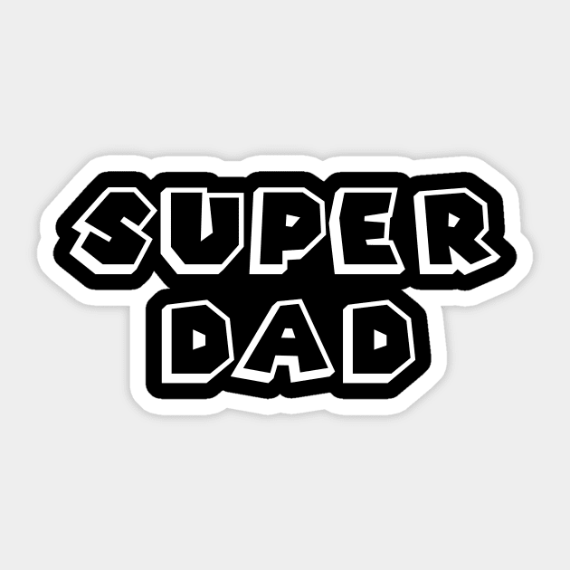 Super Dad Sticker by MikeNotis